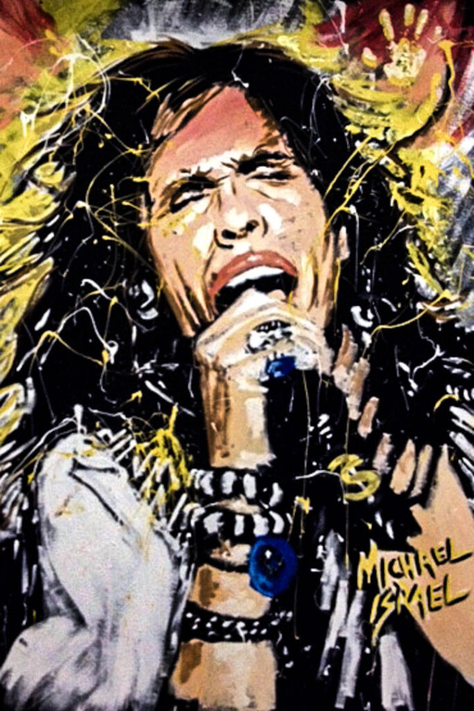 Steven Tyler — created live on stage