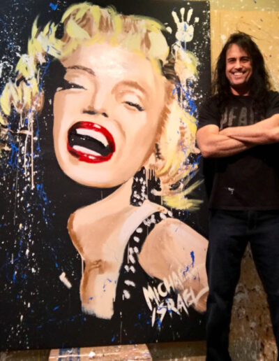 marilyn monroe smile portrait with michael israel