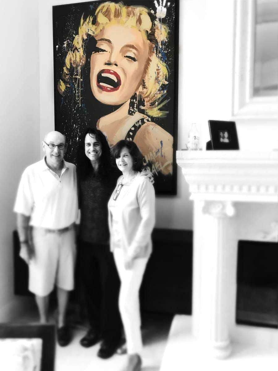 marilyn monroe smile portrait by michael israel in collectors home
