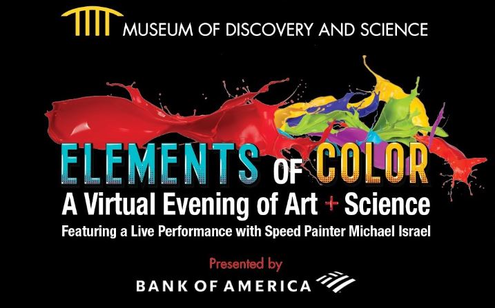 Virtual Art Auction and Live Show by Michael Israel for Museum of Discovery and Science