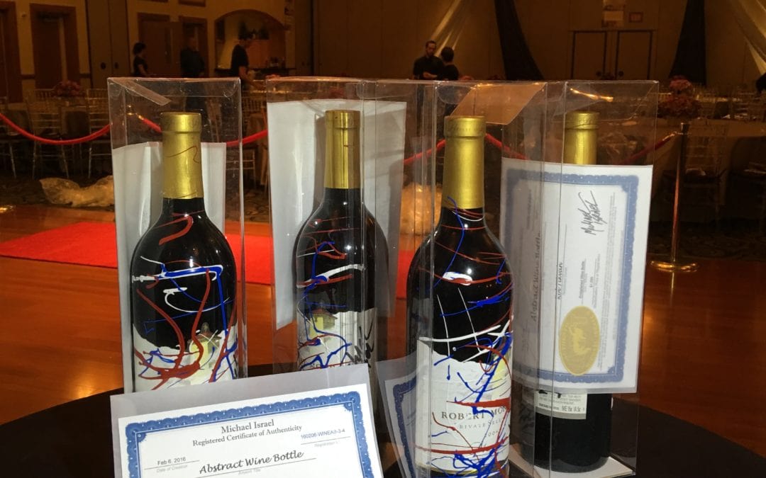 Enhancing Sponsorships and VIP Ticket Sales: The Power of Michael Israel’s Hand-Painted Wine Bottles