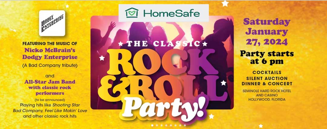 The Classic Rock & Roll Party for HomeSafe