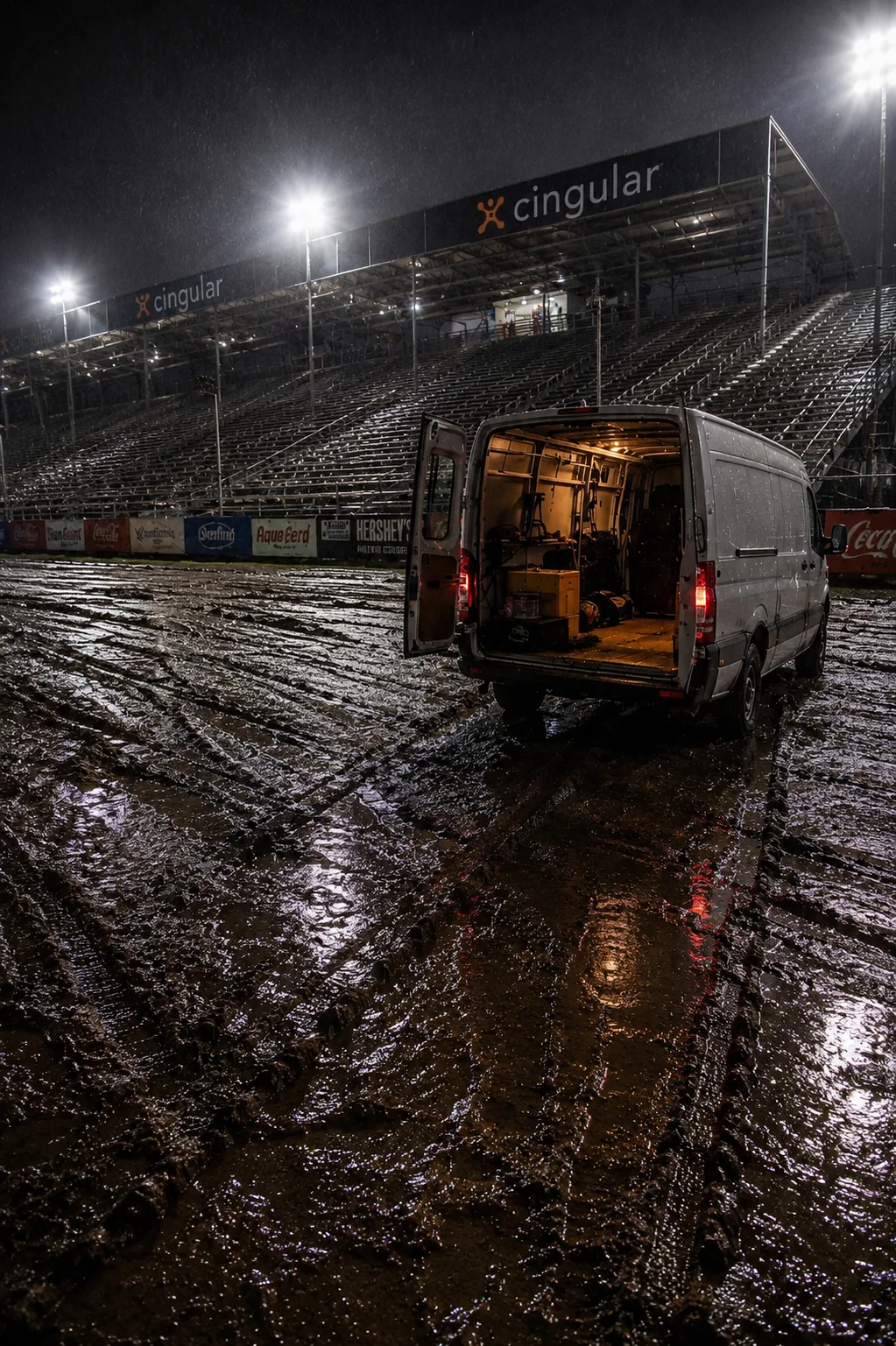 muddy van muddy van
