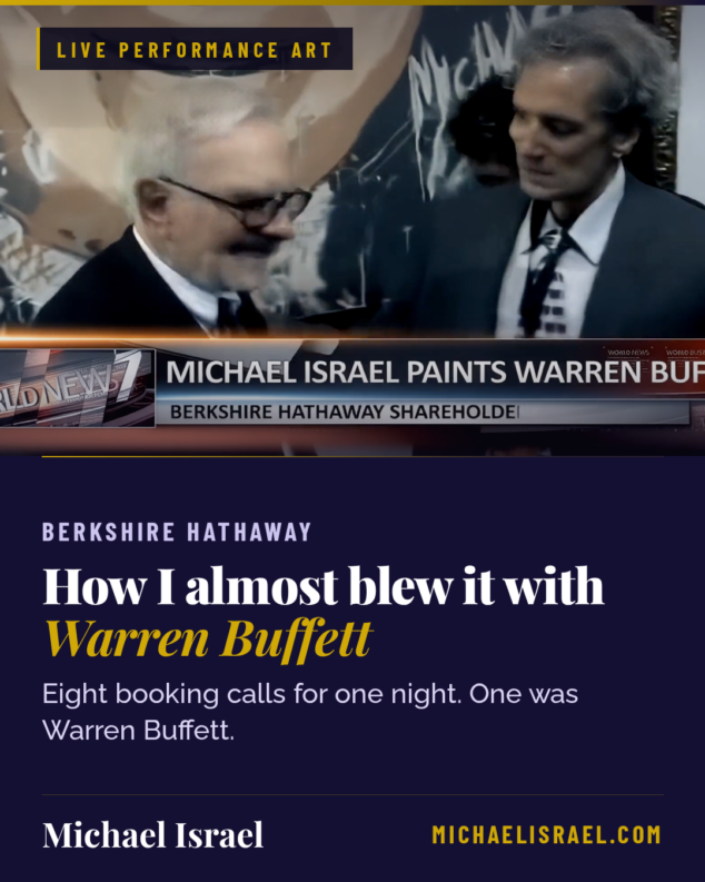Michael Israel live performance for Warren Buffett and Berkshire Hathaway
