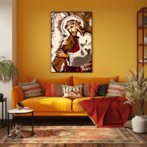 Christ Carrying Cross by Michael Israel