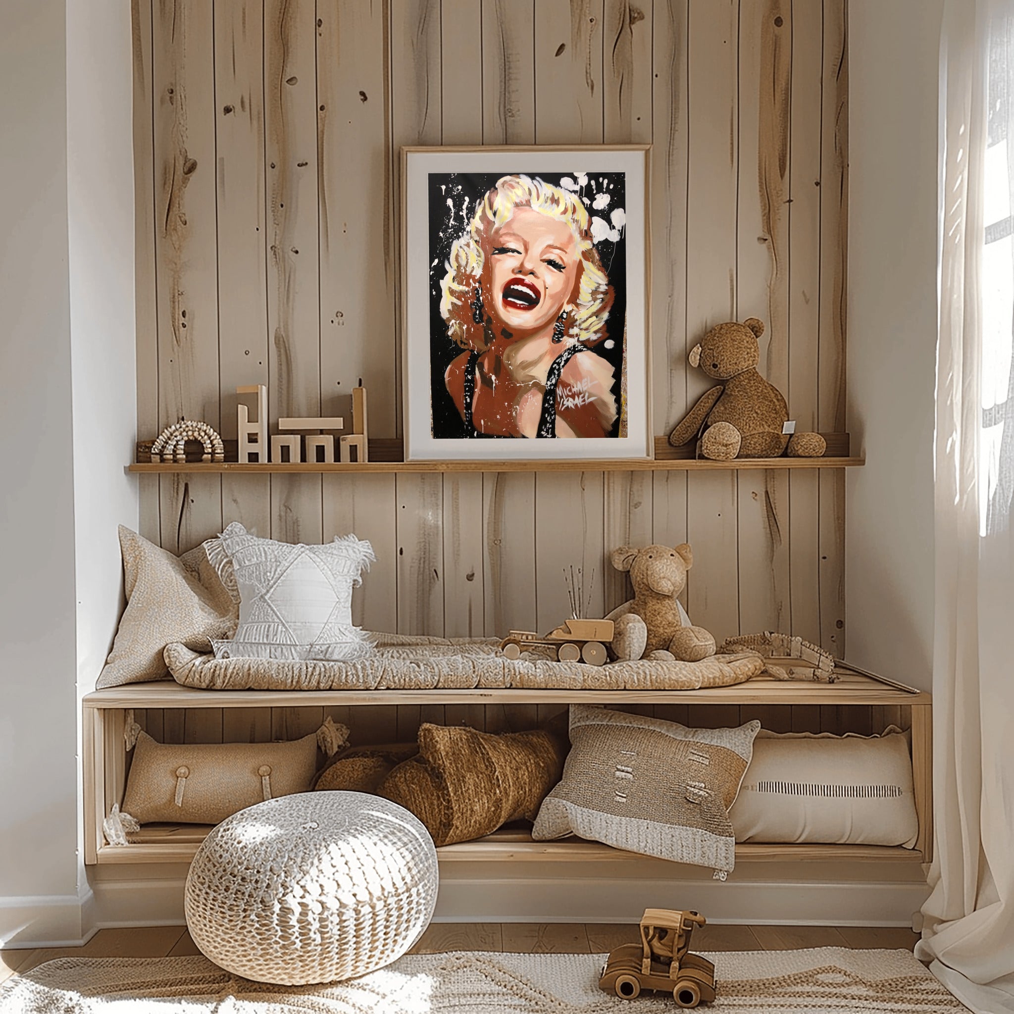 Marilyn Smiling by Michael Israel