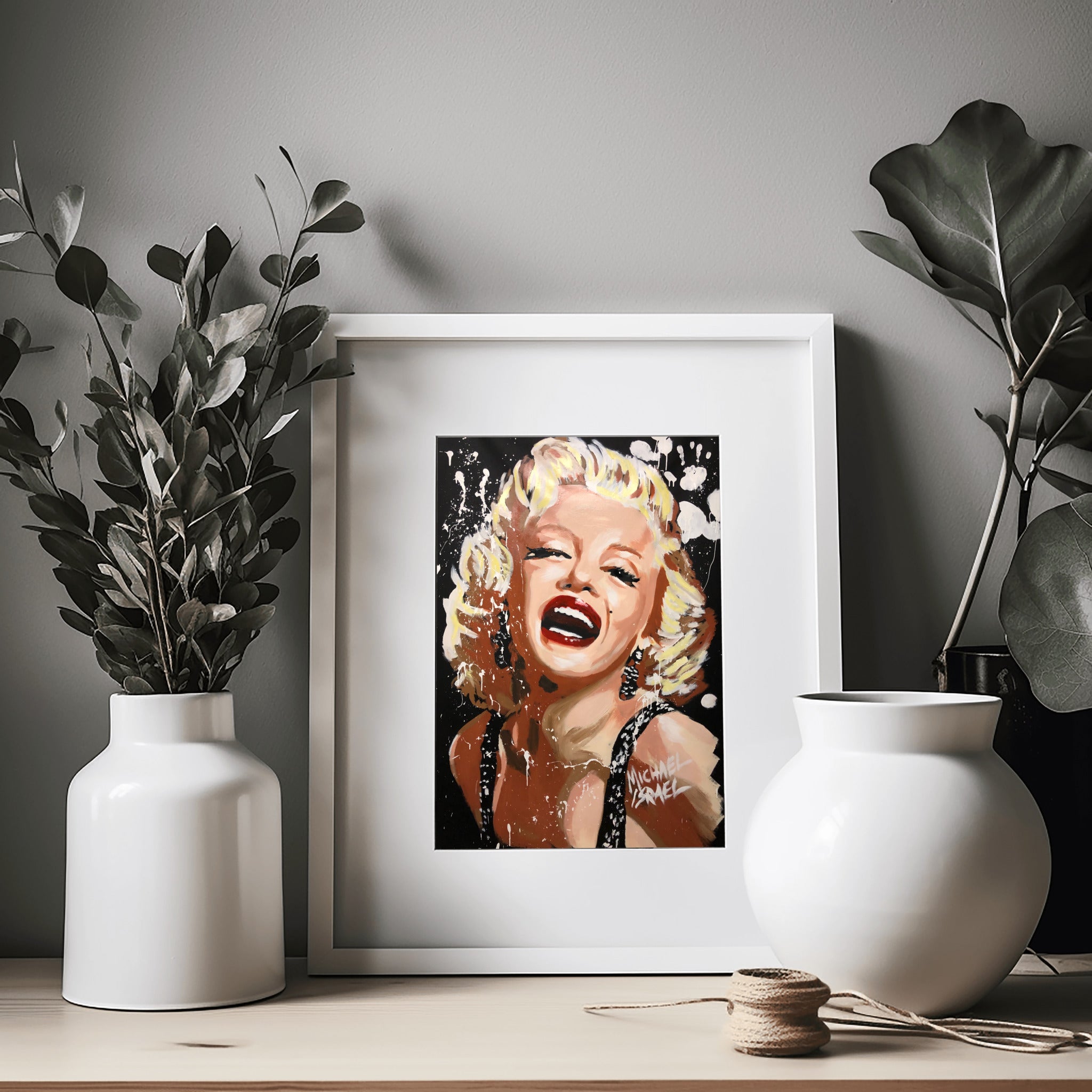 Marilyn Smiling by Michael Israel — detail view