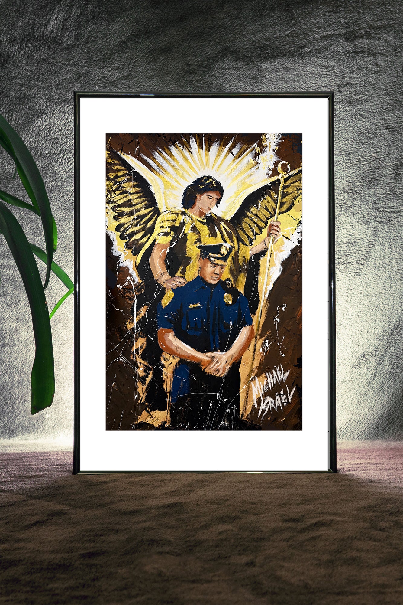 Saint Michael by Michael Israel — detail view
