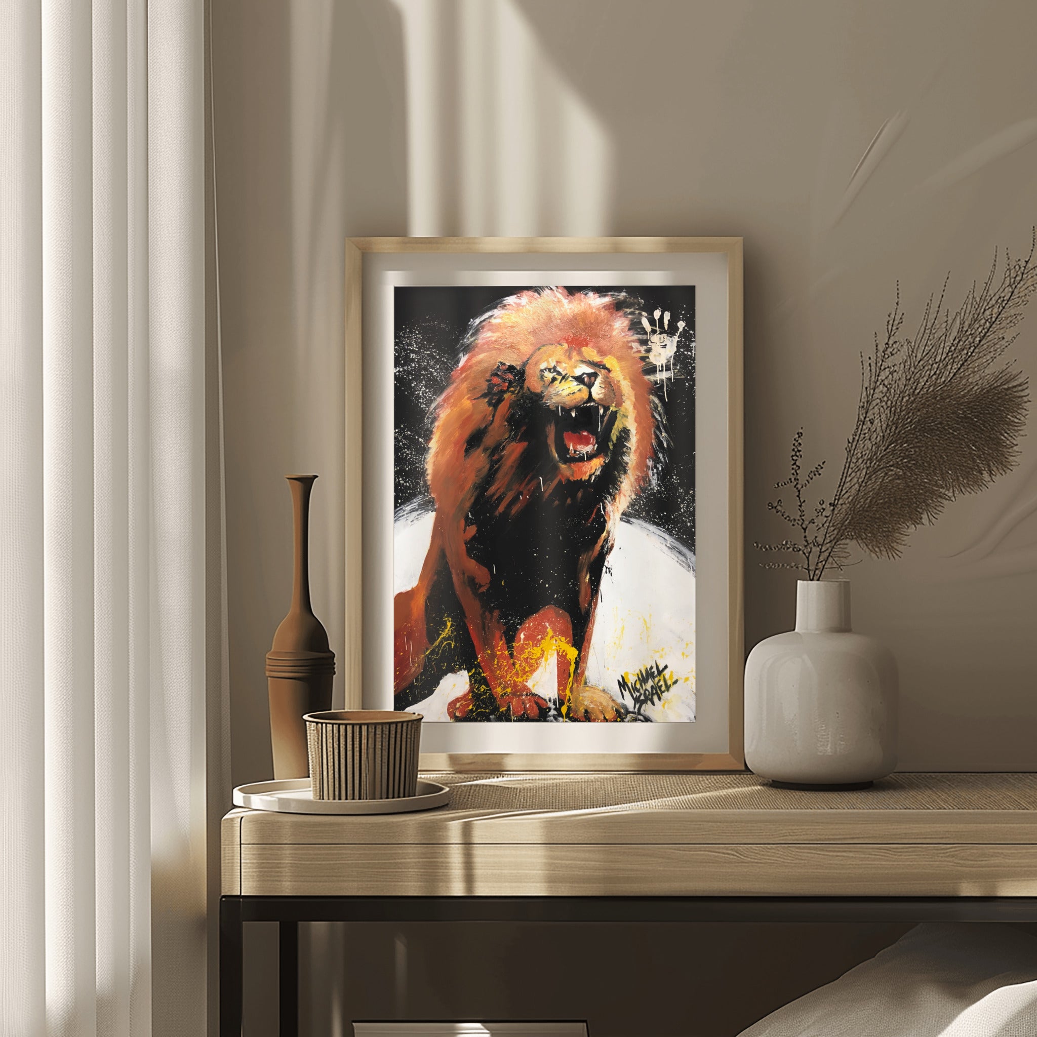 The Roar of Courage by Michael Israel — detail view