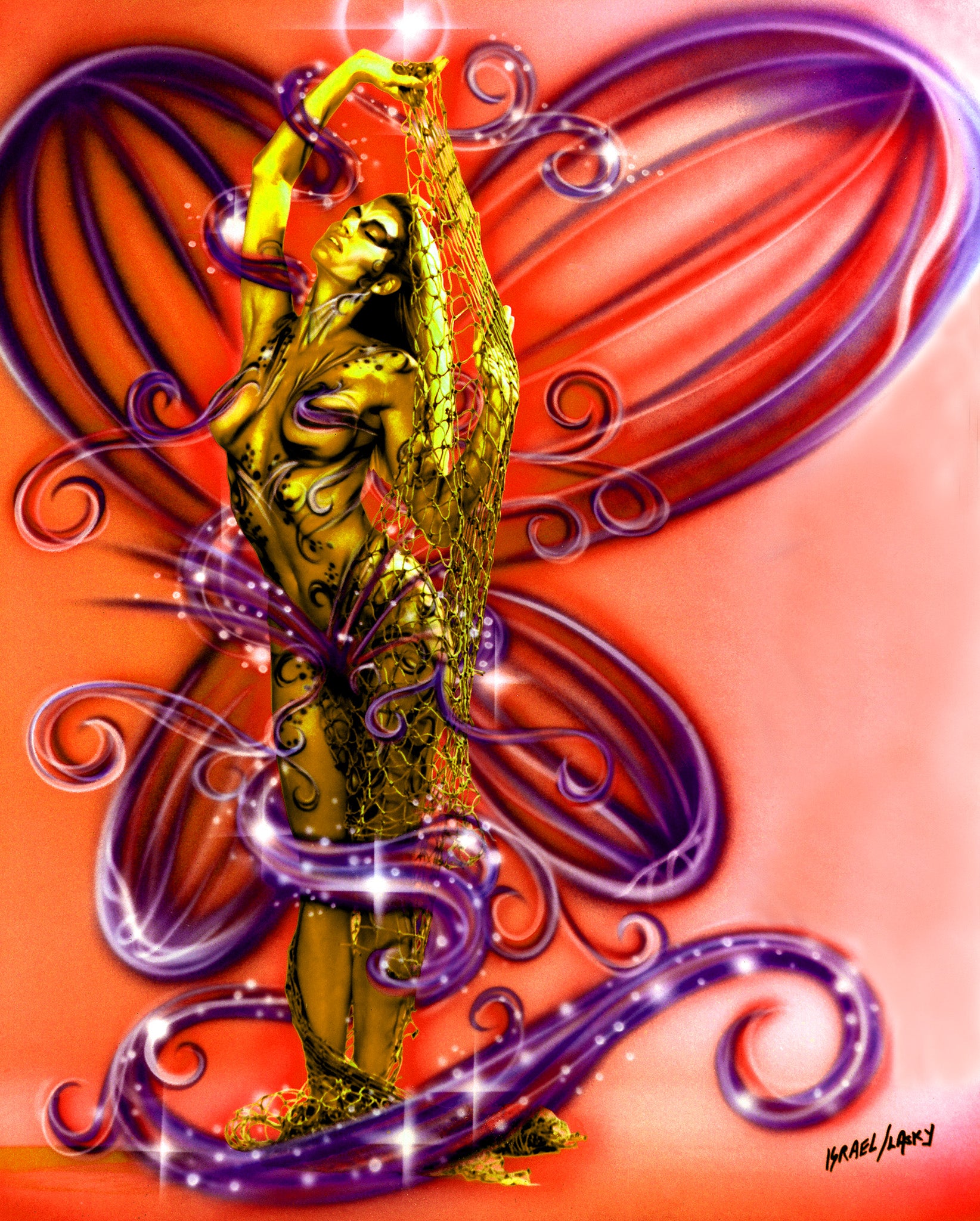 Butterfly Lady Gold 1 Butterfly Lady Gold 1