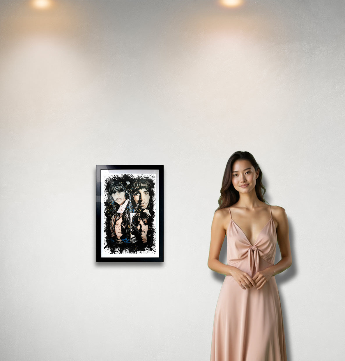 Size Guide 12x18 matted and framed