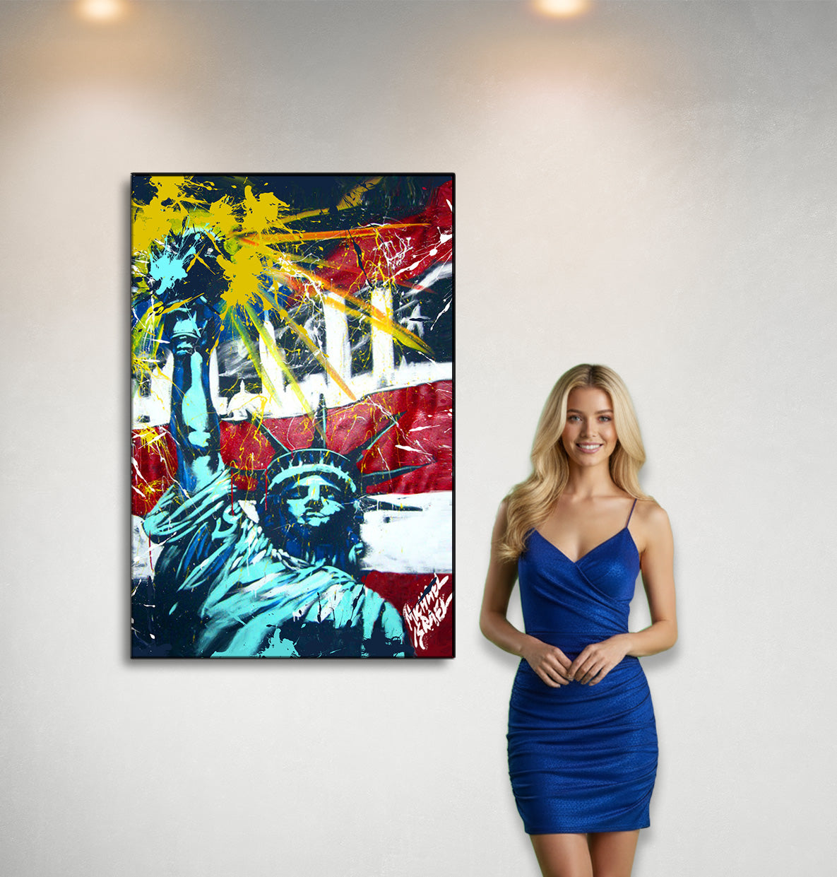 Size Guide 30x45 Original on Canvas