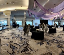 Michael Israel live performance painting for The Pap Corps at Boca Polo Club