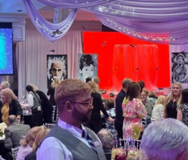 Michael Israel live performance painting for The Pap Corps at Boca Polo Club