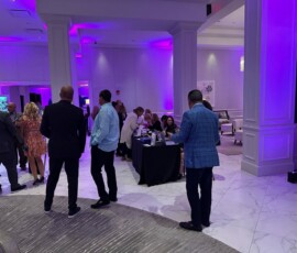 Michael Israel live performance painting for The Pap Corps at Boca Polo Club