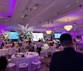 Michael Israel live performance painting for The Pap Corps at Boca Polo Club