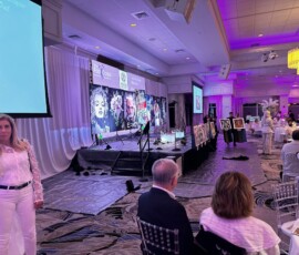 Michael Israel live performance painting for The Pap Corps at Boca Polo Club