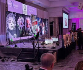 Michael Israel live performance painting for The Pap Corps at Boca Polo Club