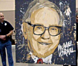 Warren-Buffett-Art-with-Guards Warren-Buffett-Art-with-Guards